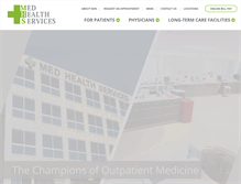 Tablet Screenshot of medhealthservices.com